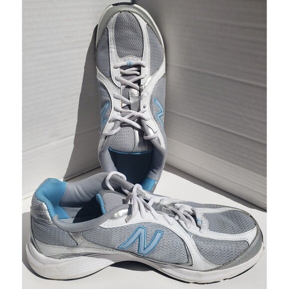 New Balance WW496GB Womens Walking Sneakers Sz 11 Casual Athletic Blue&Wht NICE! - Picture 2 of 16